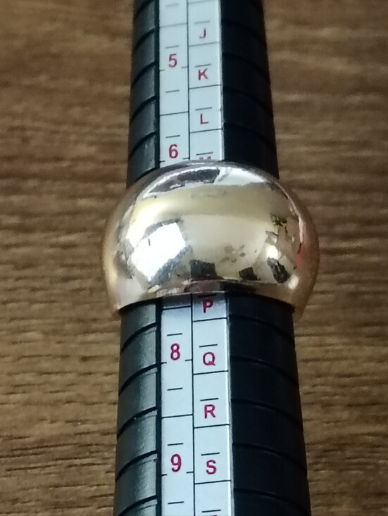 Jewelry - Polished Dome Band Ring - Gold Tone Size 7